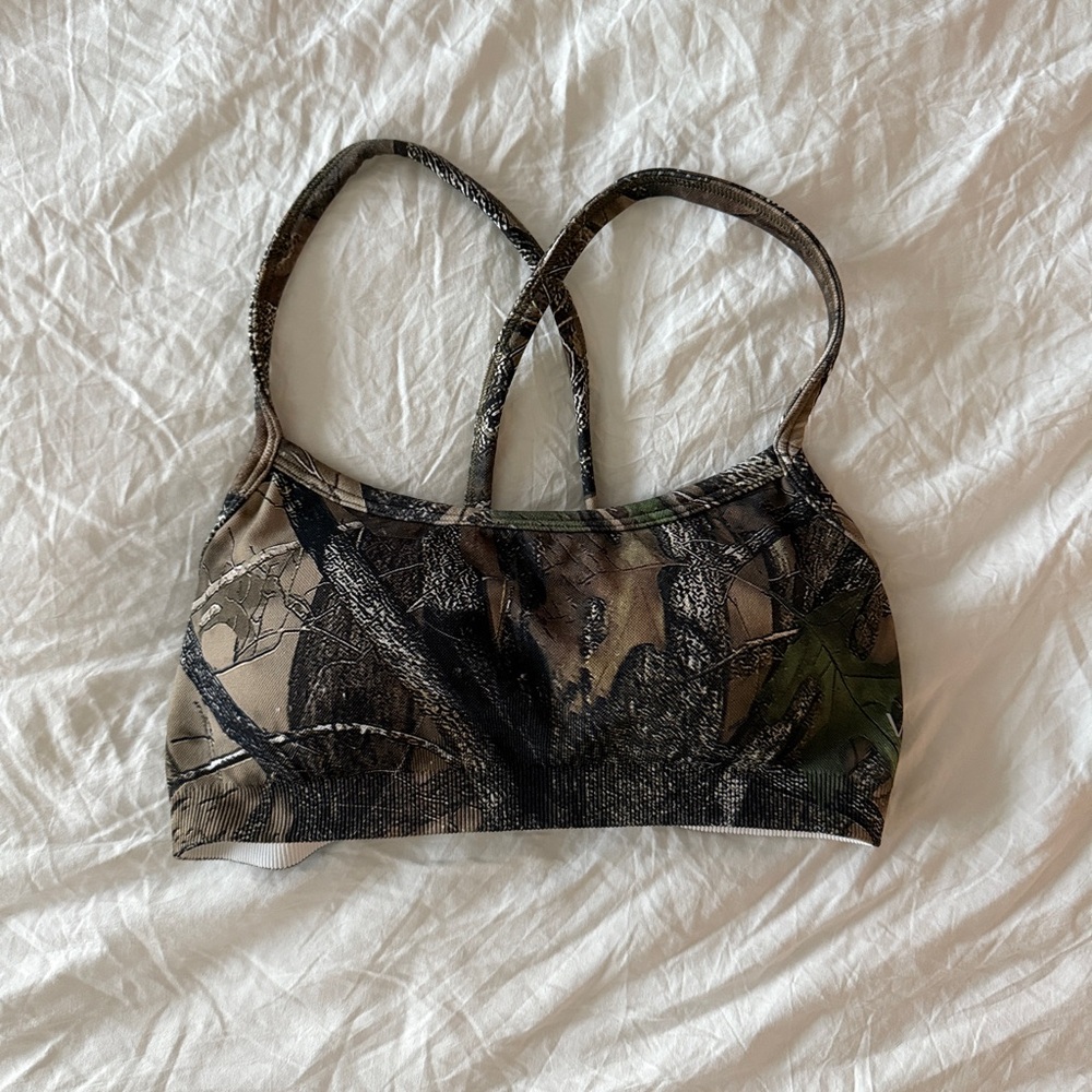 VITAL APPAREL TRENDY VIRAL VIRTUE ADJUSTABLE XS BRA WOODLAND CAMO WOMEN SIZE XS